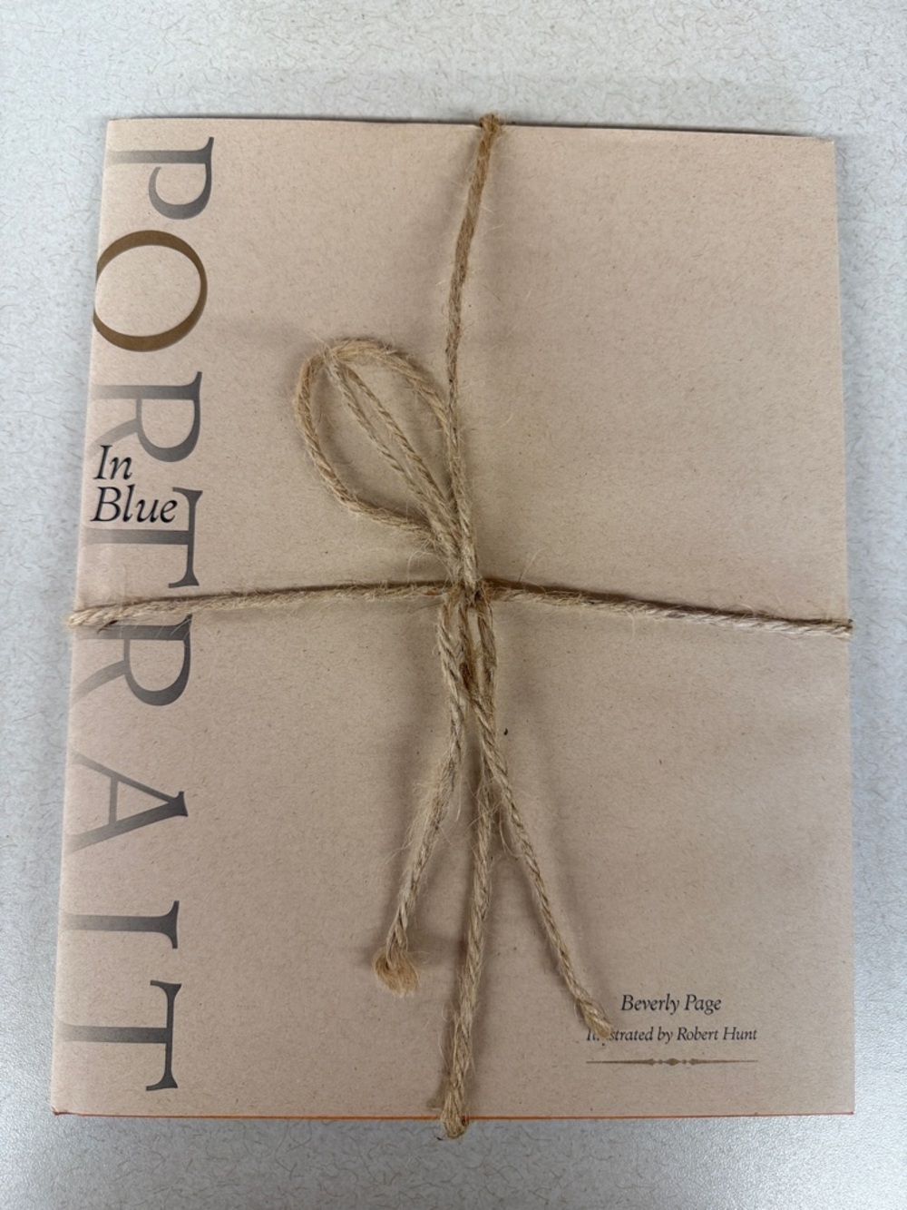 Portrait In Blue Hardcover Book